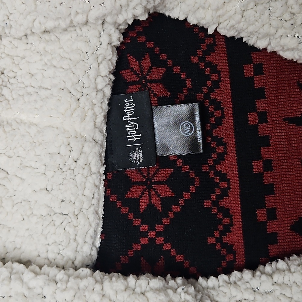 Unisex Harry Potter Sherpa Open Cardigan - Picture 3 of 5